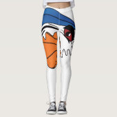 青い波 レギンス (正面)