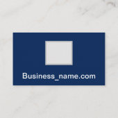 青い波 名刺 (裏面)