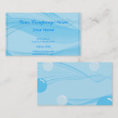 青い波 名刺 (正面/裏面)