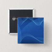 青い波 缶バッジ (正面&裏面)