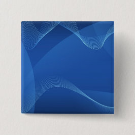 青い波 缶バッジ