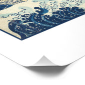 青い津波の抗議サインの投票 ポスター (コーナー)