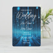 青い流星シャワー風景 招待状 (スタンド正面)