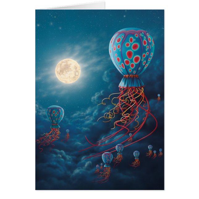 青い浮く物カード (正面)