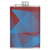 青い浮動フラグメント フラスク (正面)