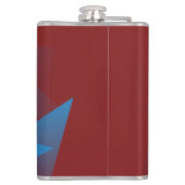 青い浮動フラグメント フラスク (裏面)