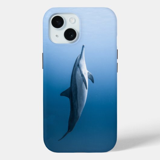 青い海のイルカ Case-Mate iPhoneケース (裏面)