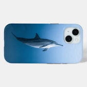 青い海のイルカ Case-Mate iPhoneケース (裏面 (横))