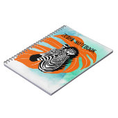 青い海のゼブラ ノートブック (左側)