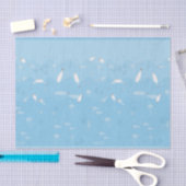 青い海のティッシュペーパー 薄葉紙 (クラフト)