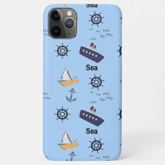 青い海のパターン Case-Mate iPhoneケース (裏面)