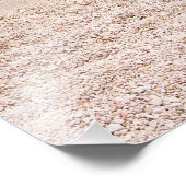 青い海の写真にスピードボート フォトプリント (角)