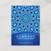 青い海の宝石の曼荼羅 名刺 (正面)