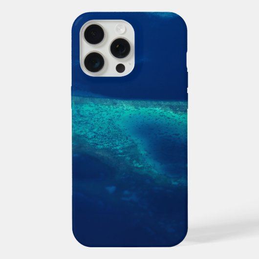 青い海の景色 iPhoneケース (裏面)
