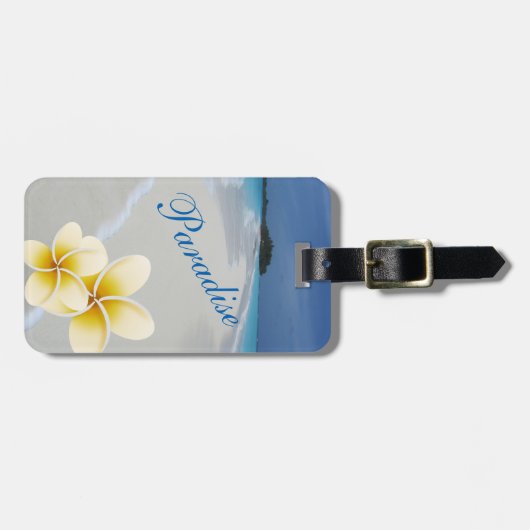 青い海の楽園 ラゲッジタグ (正面横)