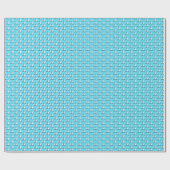青い海の模様の帆船 ラッピングペーパー (フラット)