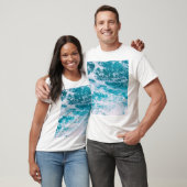 青い海の波 Tシャツ (ユニセックス)