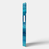 青い海の緑の瑪瑙テクスチャ Case-Mate iPhoneケース (裏面 / 右)