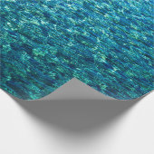 青い海の航海のな熱帯海 ラッピングペーパー (角)