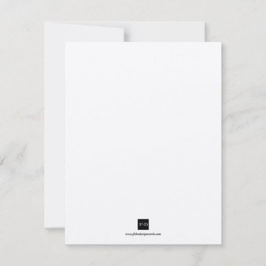 青い海の貝殻 結婚発表 保存日付 セーブザデート (裏面)