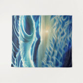 青い海の轟音 タペストリー (正面(横))