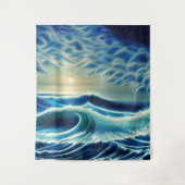 青い海の轟音 タペストリー (正面)