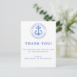 青い海の錨 | 結婚式のお礼 ポストカード