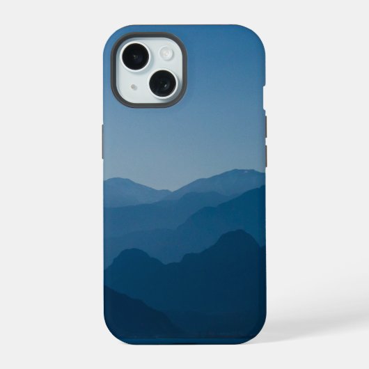 青い海の風景 iPhone 15ケース (裏面)