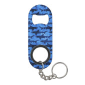 青い海の鮫の攻撃 キーホルダー栓抜き (裏面)