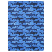 青い海の鮫の攻撃 クリップボード (裏面)