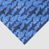 青い海の鮫の攻撃 薄葉紙 (詳細)