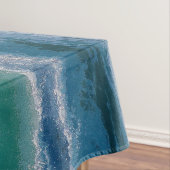 青い海エレガント波アクリルアートワーク| テーブルクロス (インサイチュ)