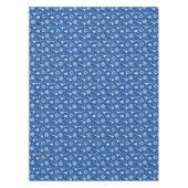 青い海パターン テーブルクロス (正面)