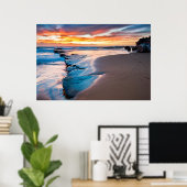 青い海ポスター ポスター (ホームオフィス)