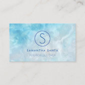 青い海マルブ 名刺 (正面)