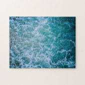 青い海夏のビーチ波に挑戦 ジグソーパズル (横)