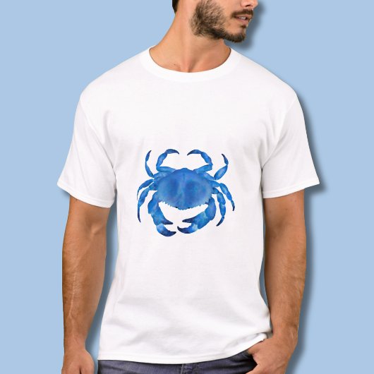青い海岸のカニ Tシャツ