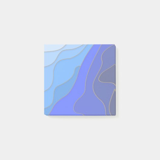 青い海底 ポストイット (正面)