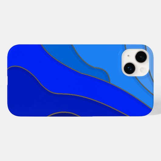 青い海底 Case-Mate iPhoneケース (裏面 (横))