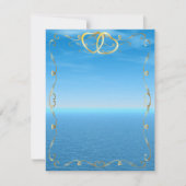 青い海招待状4 招待状 (正面)