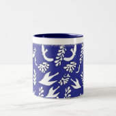 青い海景 ツートーンマグカップ (中央)