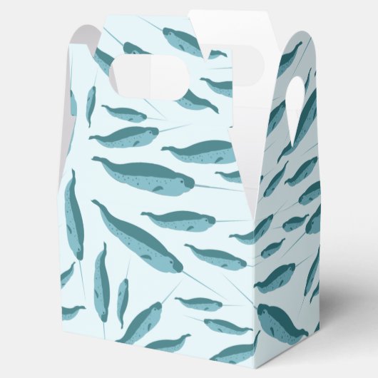 青い海模様 フェイバーボックス (オープン)