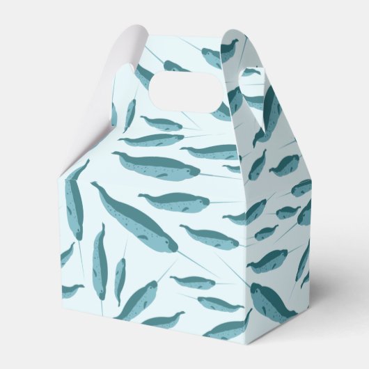 青い海模様 フェイバーボックス (正面サイド)