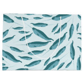 青い海模様 ラージペーパーバッグ (裏面)