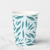 青い海模様 紙コップ (右)