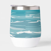 青い海波 (右面)