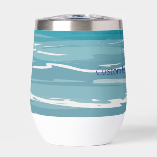 青い海波 (正面)