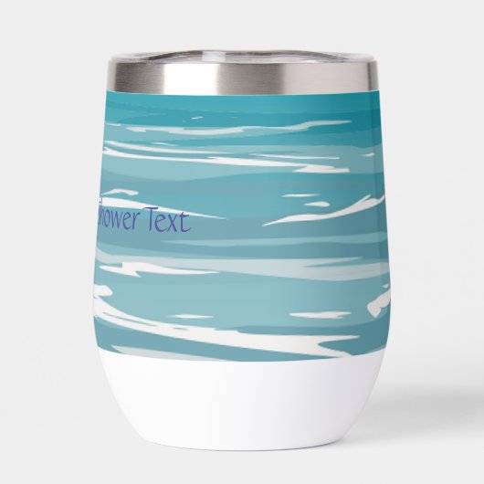 青い海波 (背面)