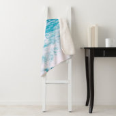 青い海波 シェルパブランケット (インサイチュ)