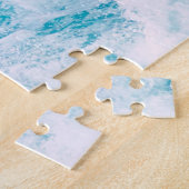 青い海波 ジグソーパズル (側面)